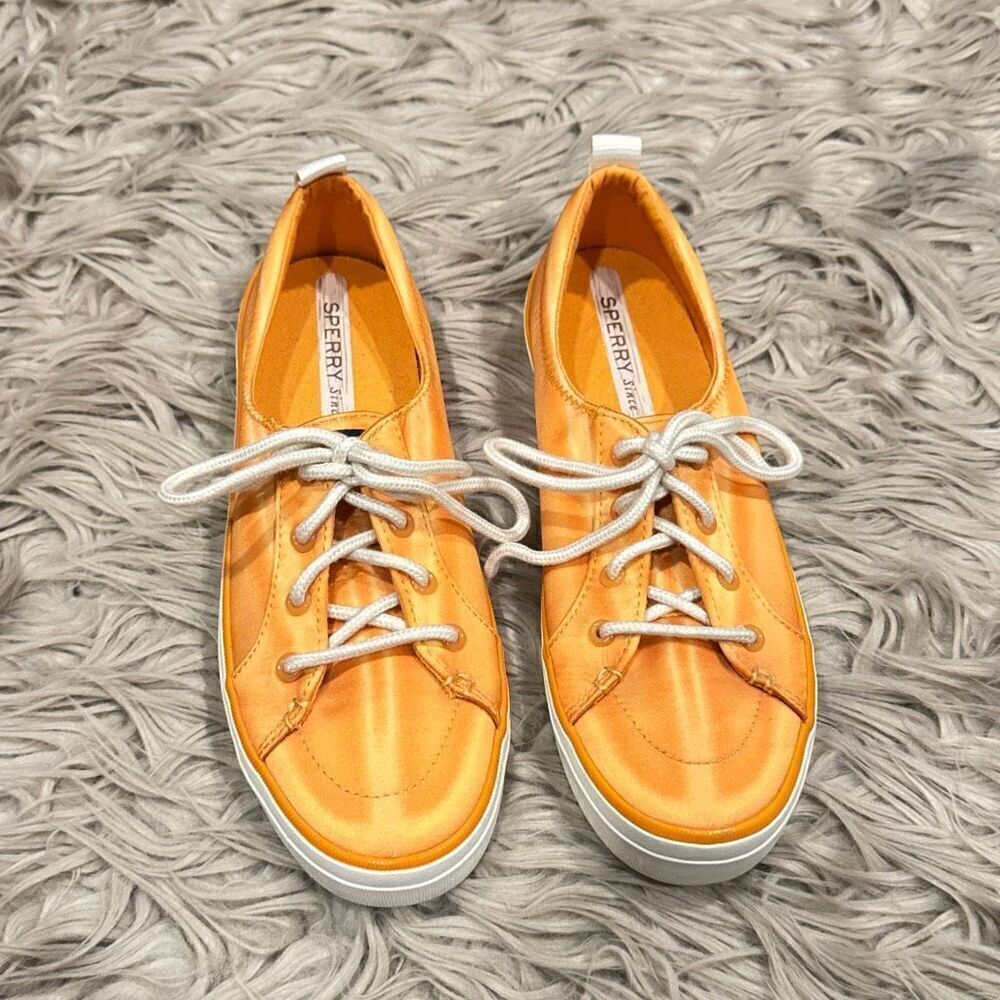 Sperry Topsider x Creamsicle Orange loafers 7.5